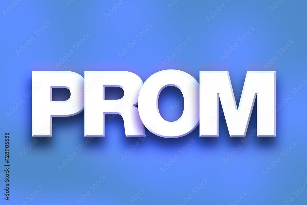 Prom Concept Colorful Word Art