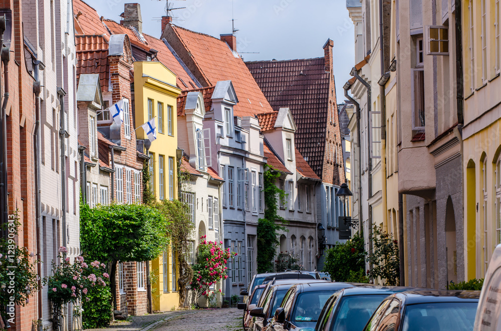 Lübeck. the street named engelswisch