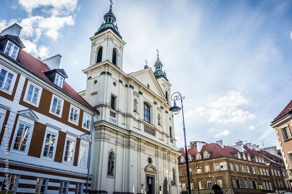 The Church of the Holy Spirit in Warsaw, Poland