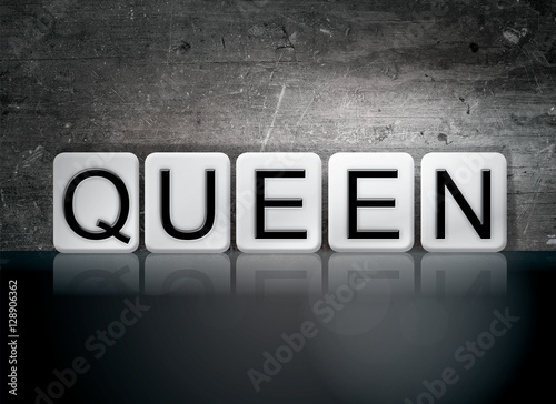 Queen Tiled Letters Concept and Theme