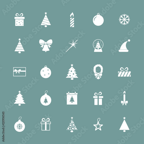 Christmas set icon