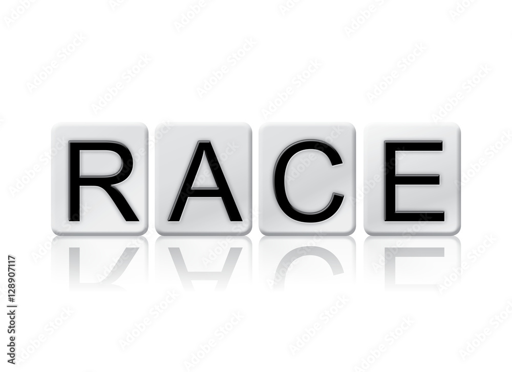 Race Isolated Tiled Letters Concept and Theme Race Isolated Tiled Letters Concept and Theme