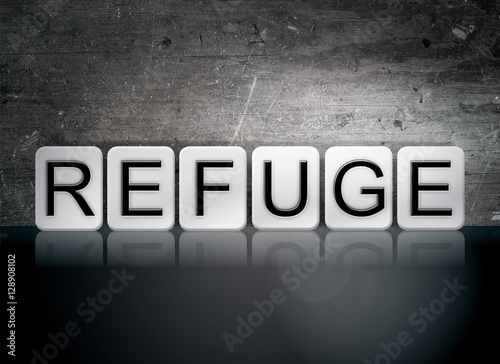 Refuge Tiled Letters Concept and Theme