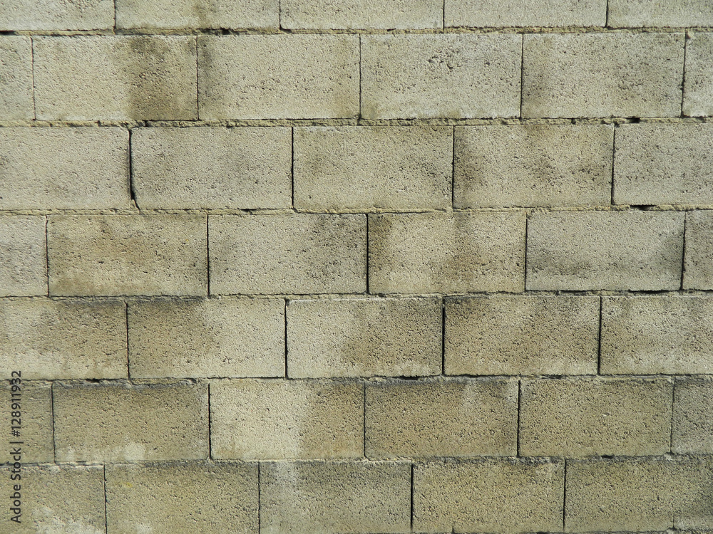 Obraz premium Gray brick wall