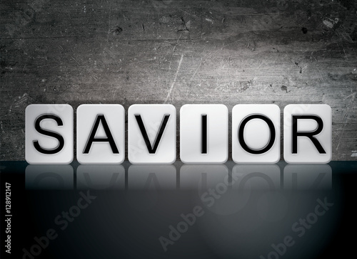 Savior Tiled Letters Concept and Theme
