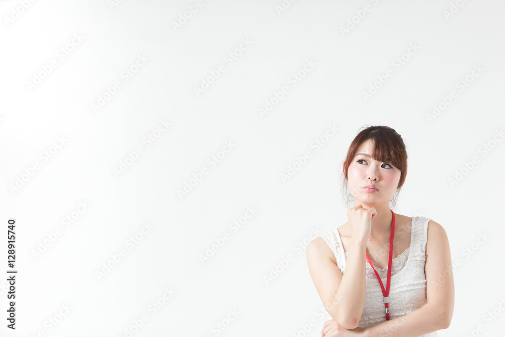 派遣社員・白バック