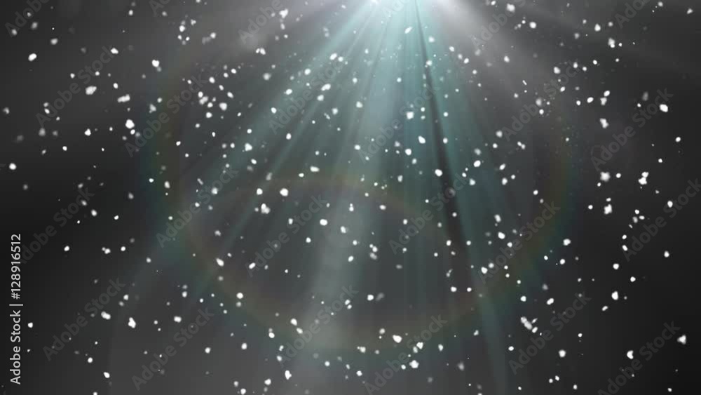 snow flakes falling festive background