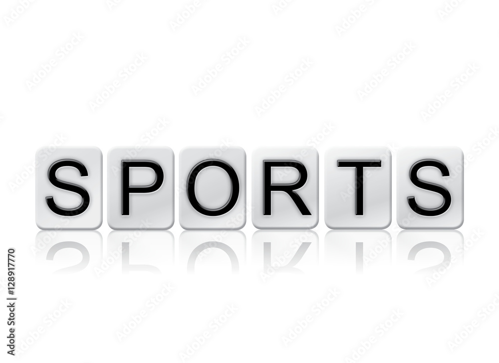 Sports Isolated Tiled Letters Concept and Theme Sports Isolated Tiled Letters Concept and Theme