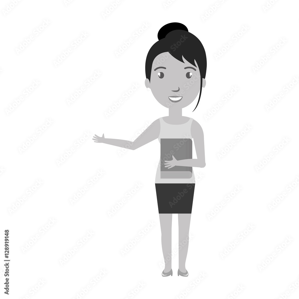 young woman teacher character vector illustration design young woman teacher character vector illustration design