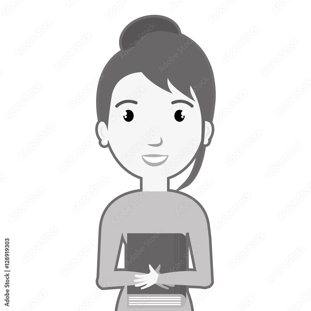 young woman teacher character vector illustration design young woman teacher character vector illustration design