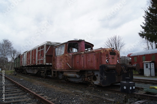 old rusty train