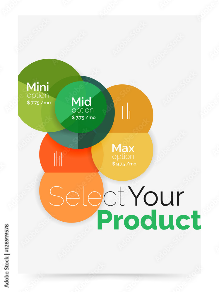 Business flyer circle abstract background Business flyer circle abstract background