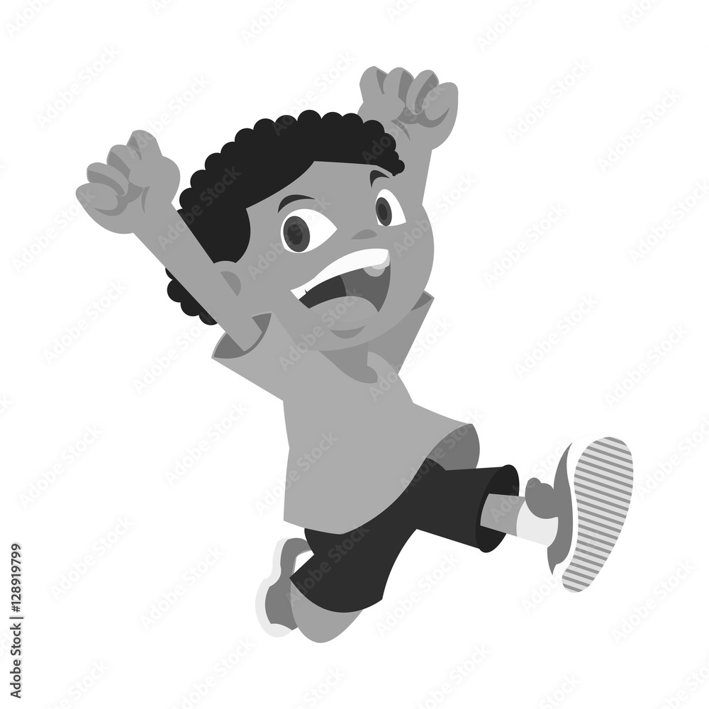 Boy cartoon icon. Kid childhood little and people theme. Isolated design. Vector illustration Boy cartoon icon. Kid childhood little and people theme. Isolated design. Vector illustration