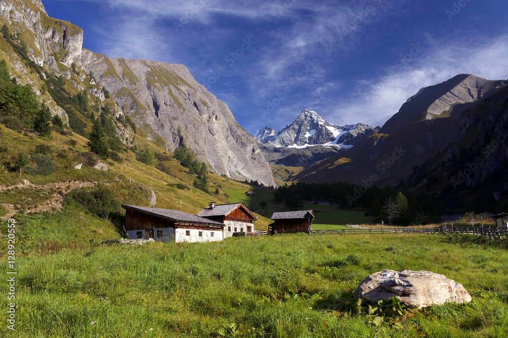 Alpine landscape in Hohe Tauern National Park, Austria, Europe