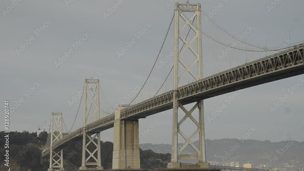 Time lapse of lights on Bay Bridge, California Time lapse of lights on Bay Bridge, California