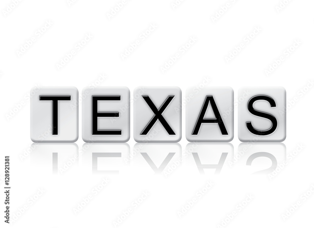 Texas Isolated Tiled Letters Concept and Theme Texas Isolated Tiled Letters Concept and Theme