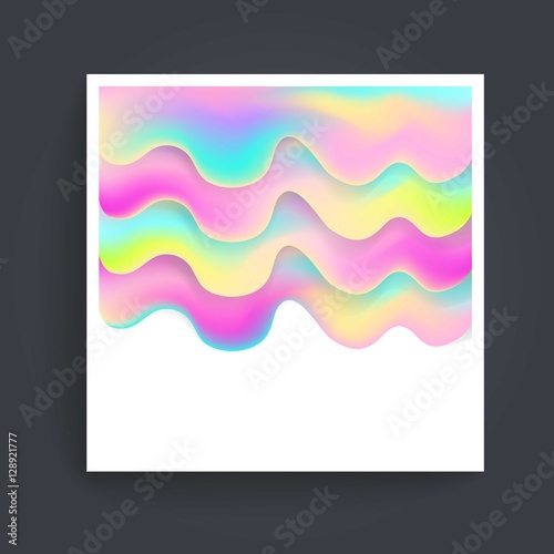 Abstract background holographic vector