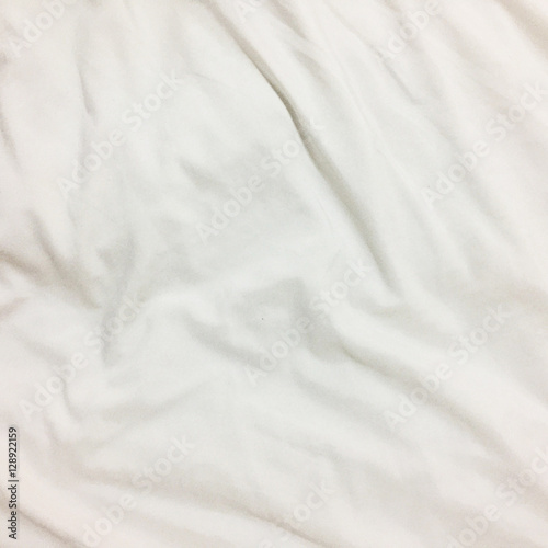 Close up of bedding sheets with copy-space