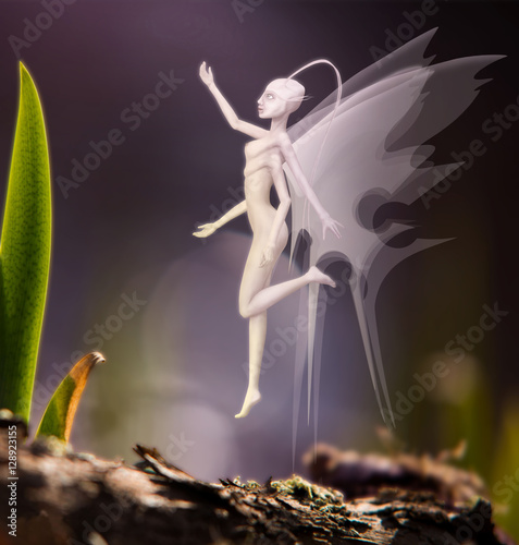 fantastic creature in the image of the fairies