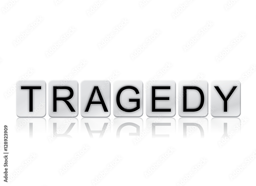 Tragedy Isolated Tiled Letters Concept and Theme Tragedy Isolated Tiled Letters Concept and Theme