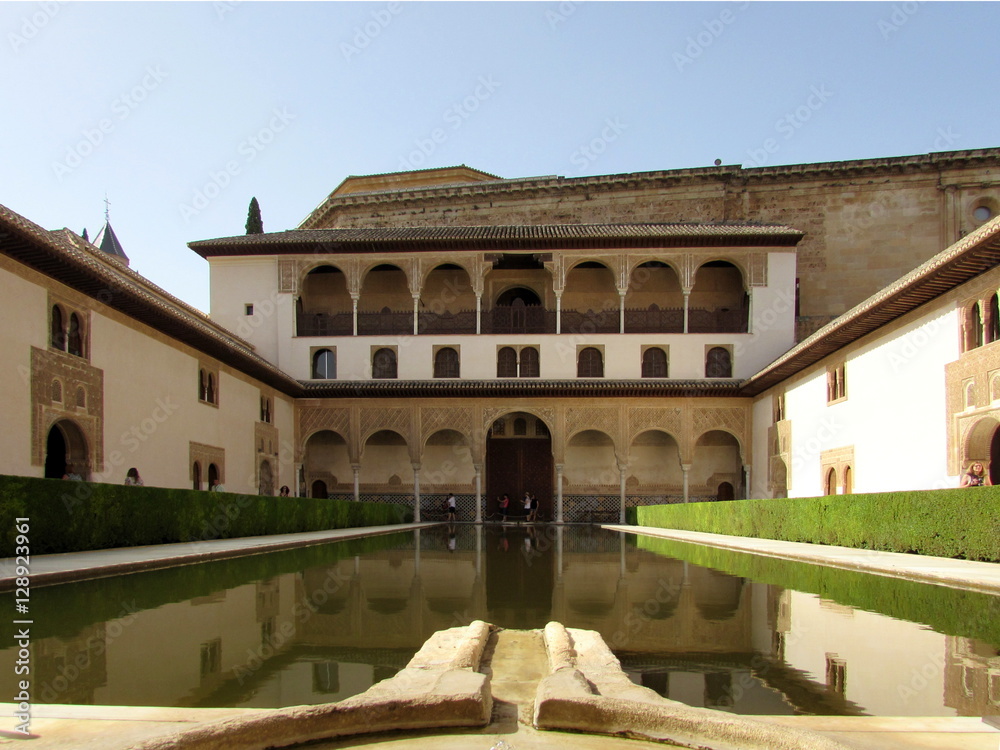 Palazzo reale a granada - alhambra Stock Photo | Adobe Stock