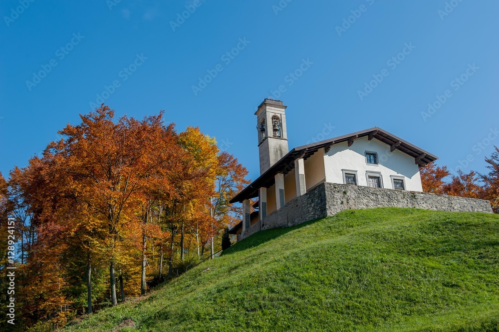 Fototapeta premium church on the promontory