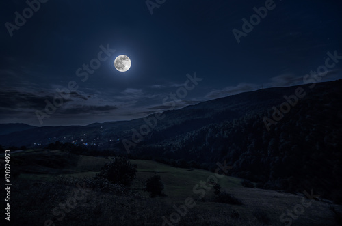 Moon over the mountain © zef art