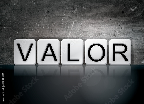 Valor Tiled Letters Concept and Theme