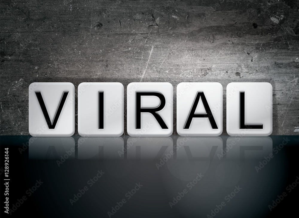 Viral Tiled Letters Concept and Theme