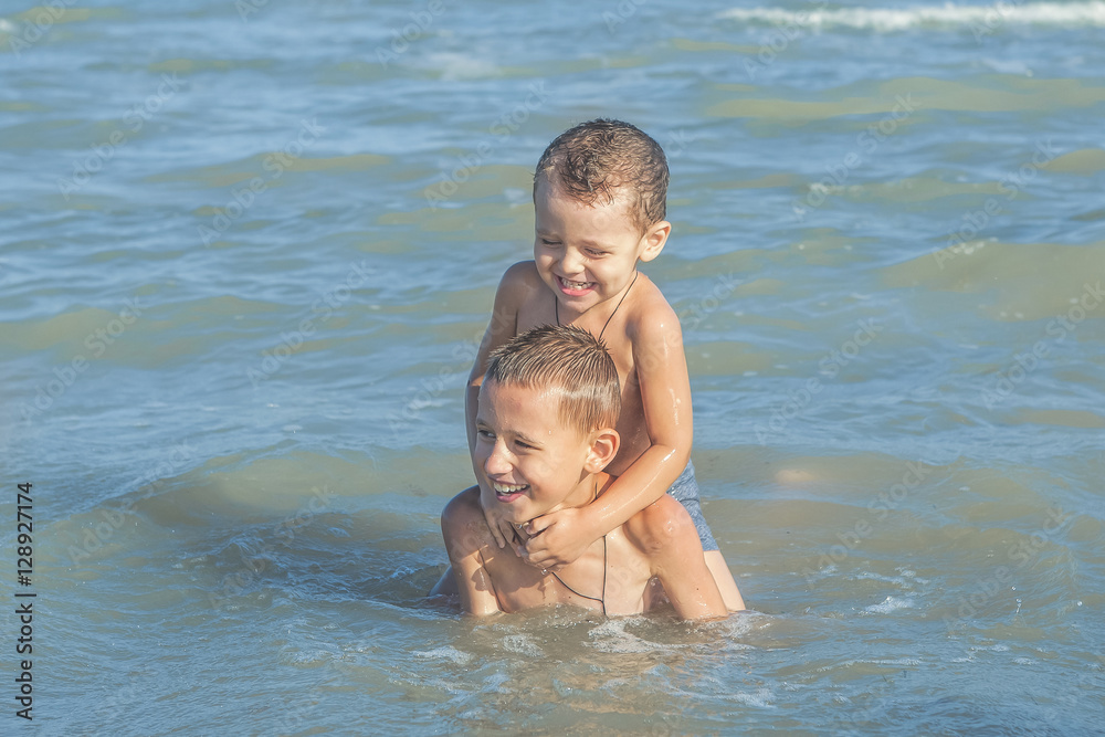 Happy Children - two boys Happy Children - two boys