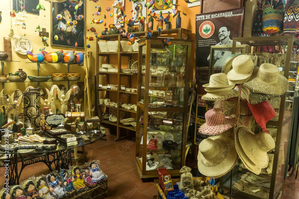 Masaya, Nicaragua – August 27, 2016: Artisan local tourist market from Masaya . The best place to buy souvenirs