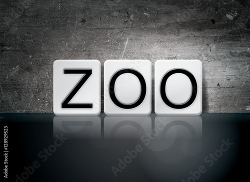 Zoo Tiled Letters Concept and Theme