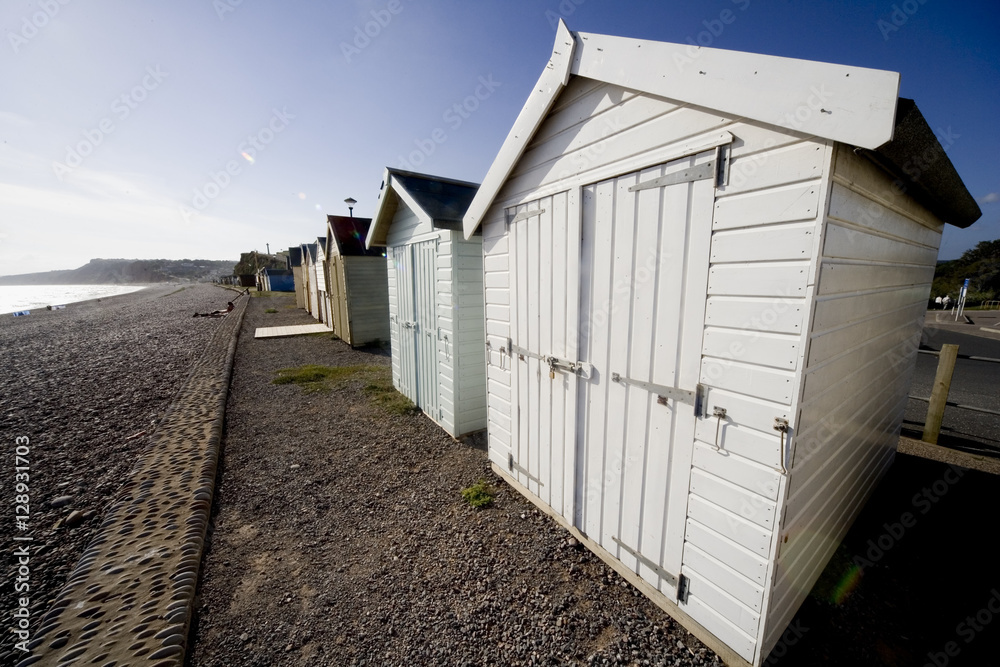 Naklejka premium budleigh salterton devon uk