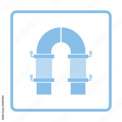 Electric magnet icon