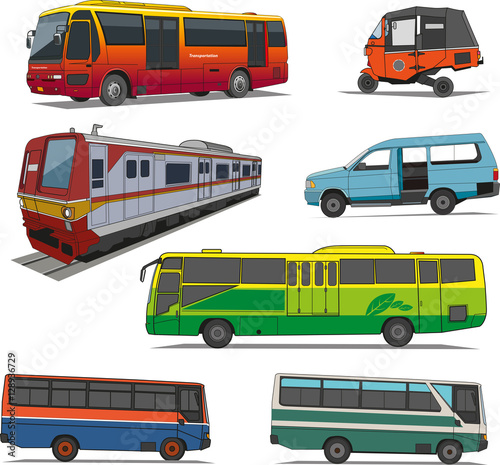 Vector icon transportation