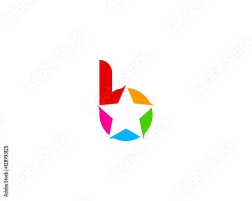 Free Download Star Letter B Initial Logo Design Template - GFXLoad