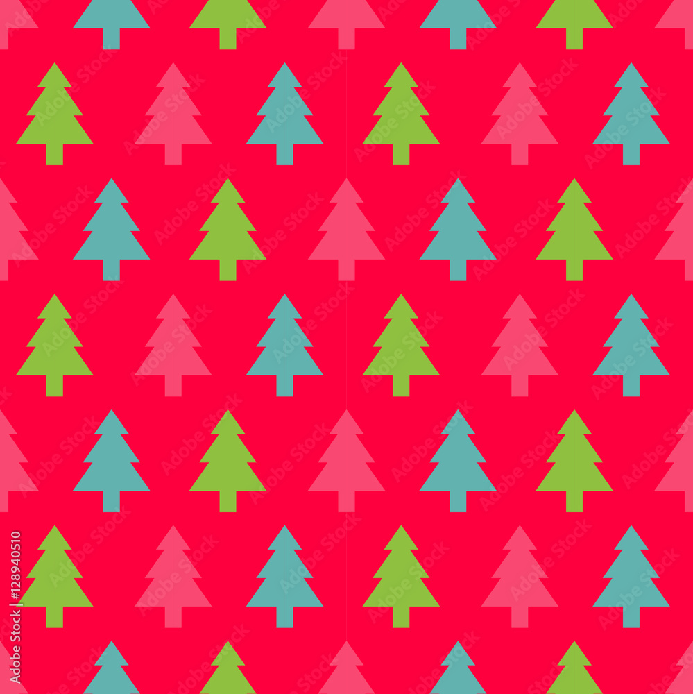 Christmas tree Seamless pattern for new year greeting card/wallpaper background. Vector Illustration. fir tree symbol. Christmas tree Seamless pattern for new year greeting card/wallpaper background. Vector Illustration. fir tree symbol.