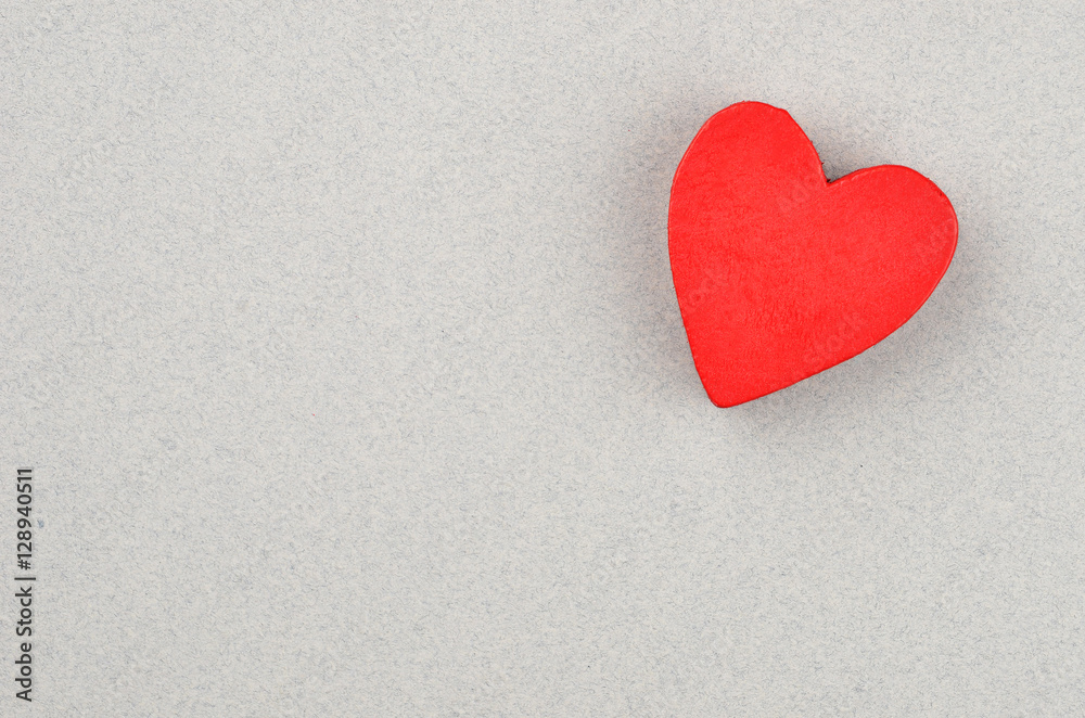 Obraz premium Heart on cardboard background