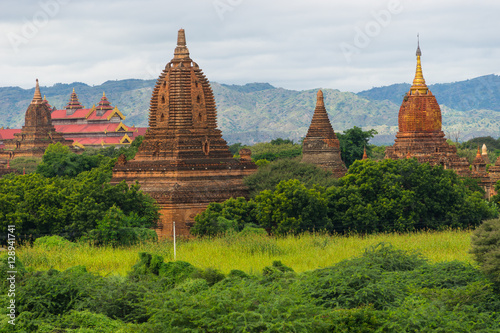 Architechture of Bagan pagoda and temple, Mandalay, Myanmar © skazzjy