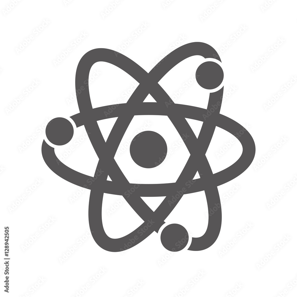 Atom science chemistry icon vector illustration graphic design Atom science chemistry icon vector illustration graphic design