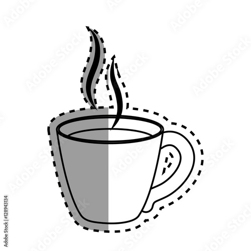 Delicious fresh coffee icon vector illustration graphic design