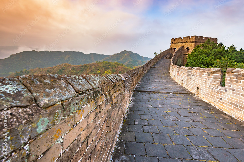 China Jinshanling scenery in the Great Wall.