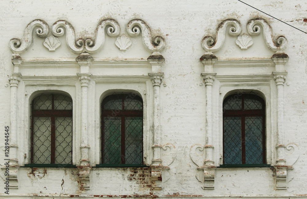 Windows of old building