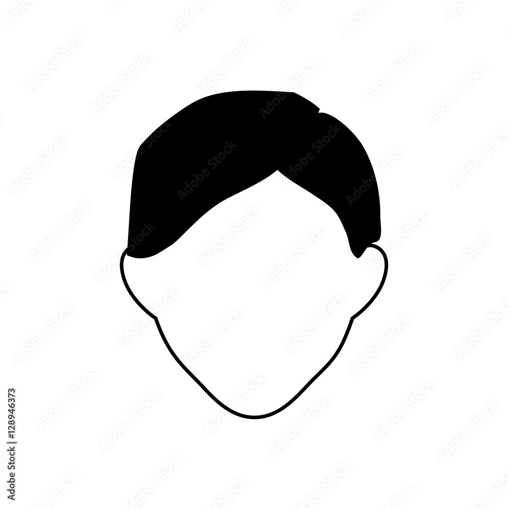 Faceless men cartoon icon vector illustration graphic design Faceless men cartoon icon vector illustration graphic design
