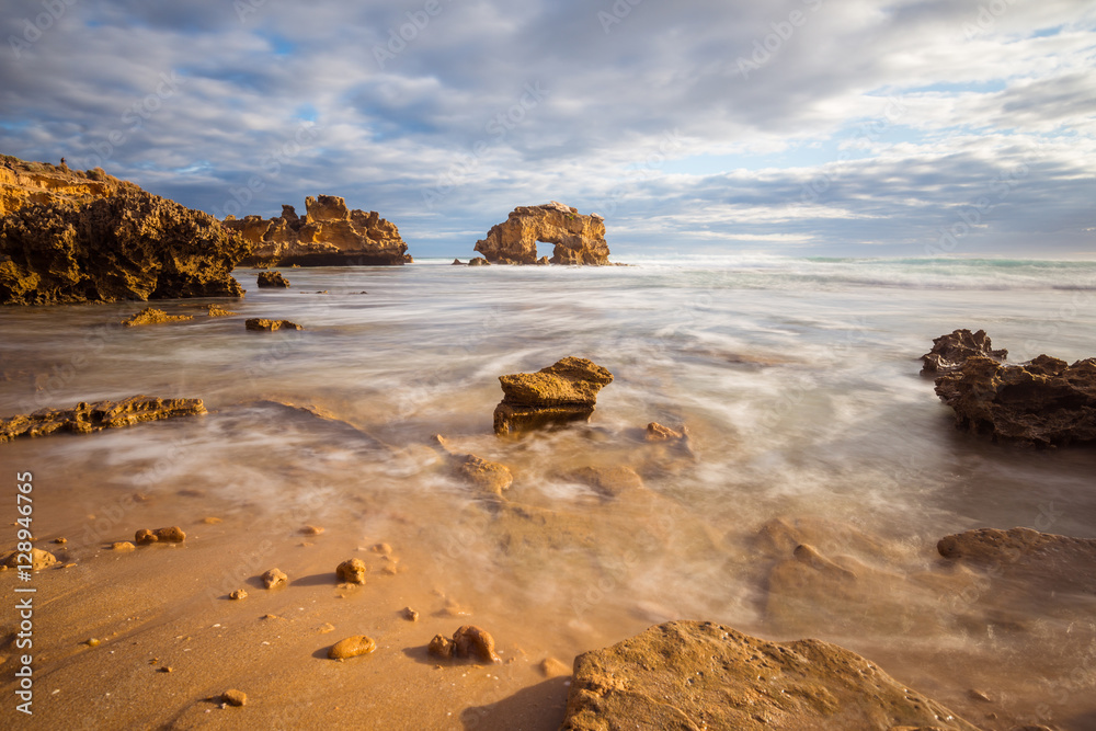 The scenery of Sorrento Back beach in Mornington Peninsula of Victoria state of Australia.