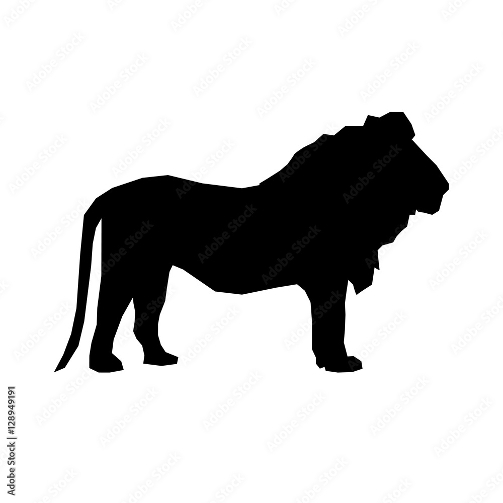 lion african animal icon vector illustration graphic design icon vector illustration graphic design