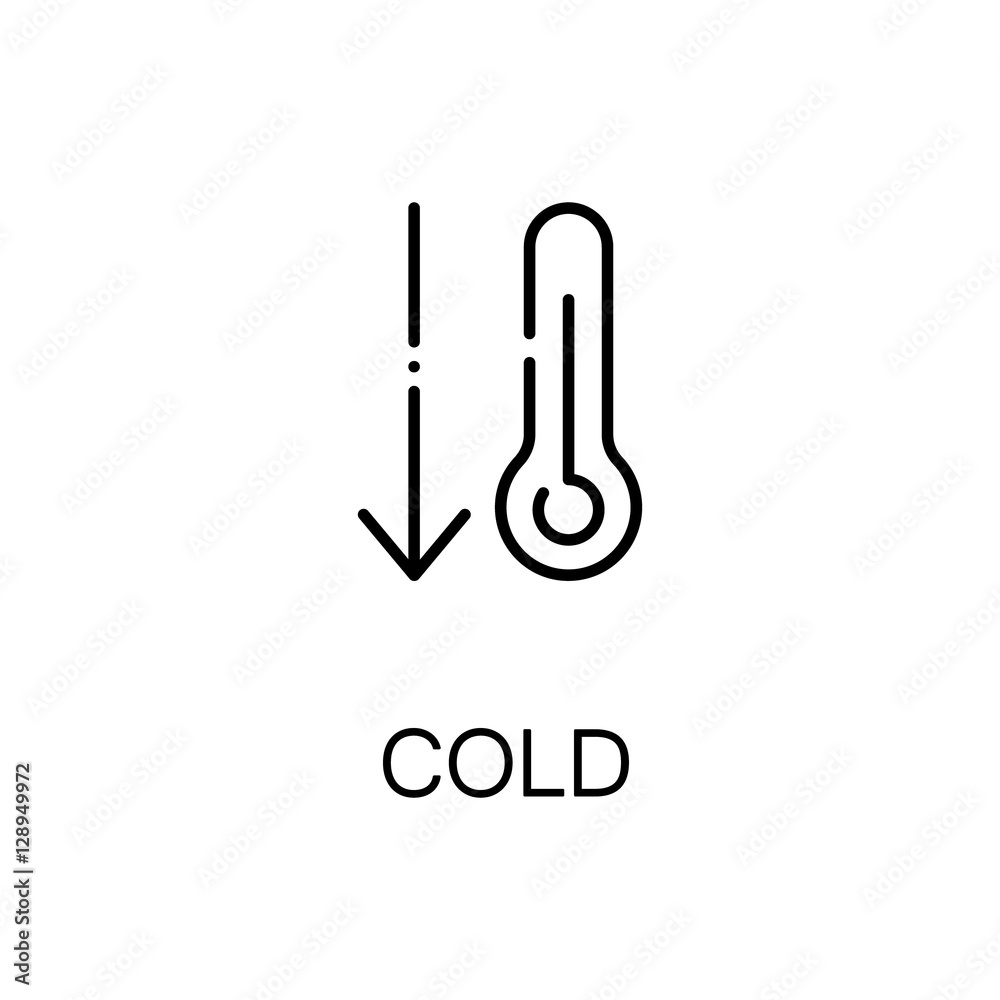 Cold flat icon or logo for web design. Stock Vector Adobe Stock