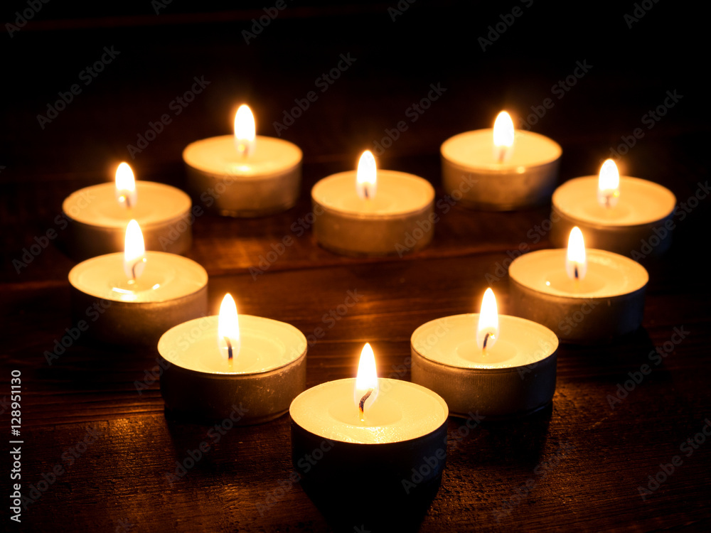 hearth-shape from candle light hearth-shape from candle light