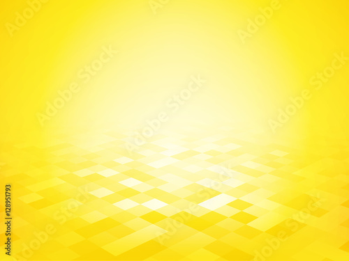 yellow tile geometric perspective background