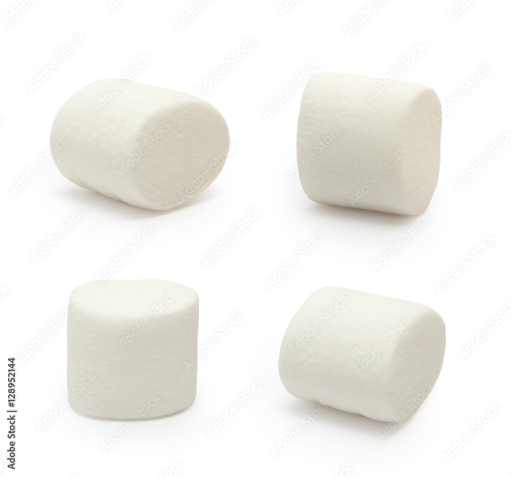 Marshmallows isolated on white background Marshmallows isolated on white background